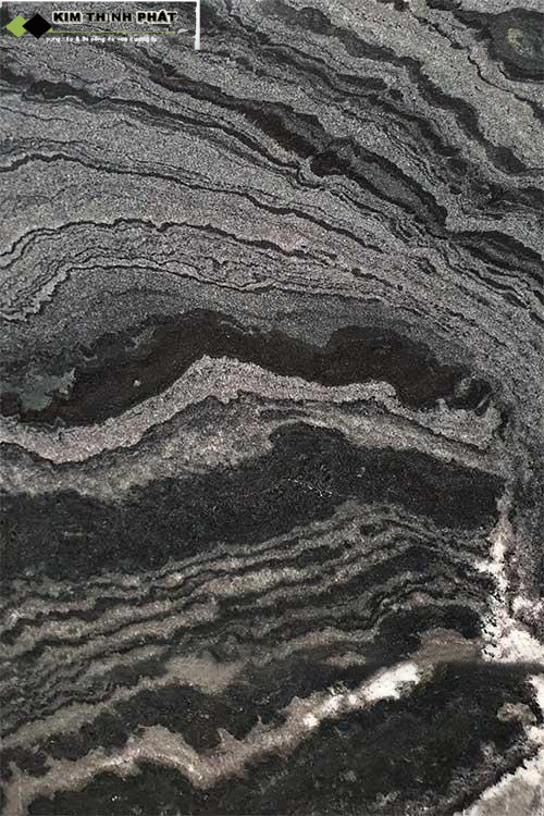 mẫu đá marble đen vân mây