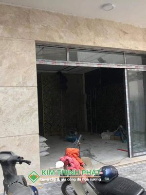 Đá Marble Kem Hoàng Gia (Daina Beige) ốp tường, mặt tiền