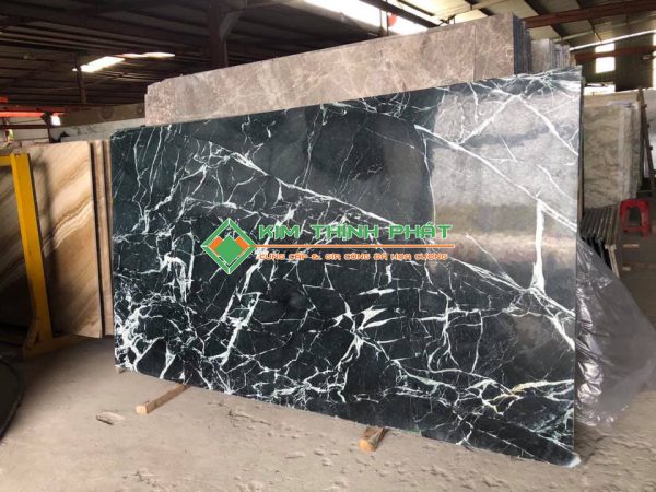 Đá Marble Xanh Tia Chớp (Xanh Mạng Nhện)