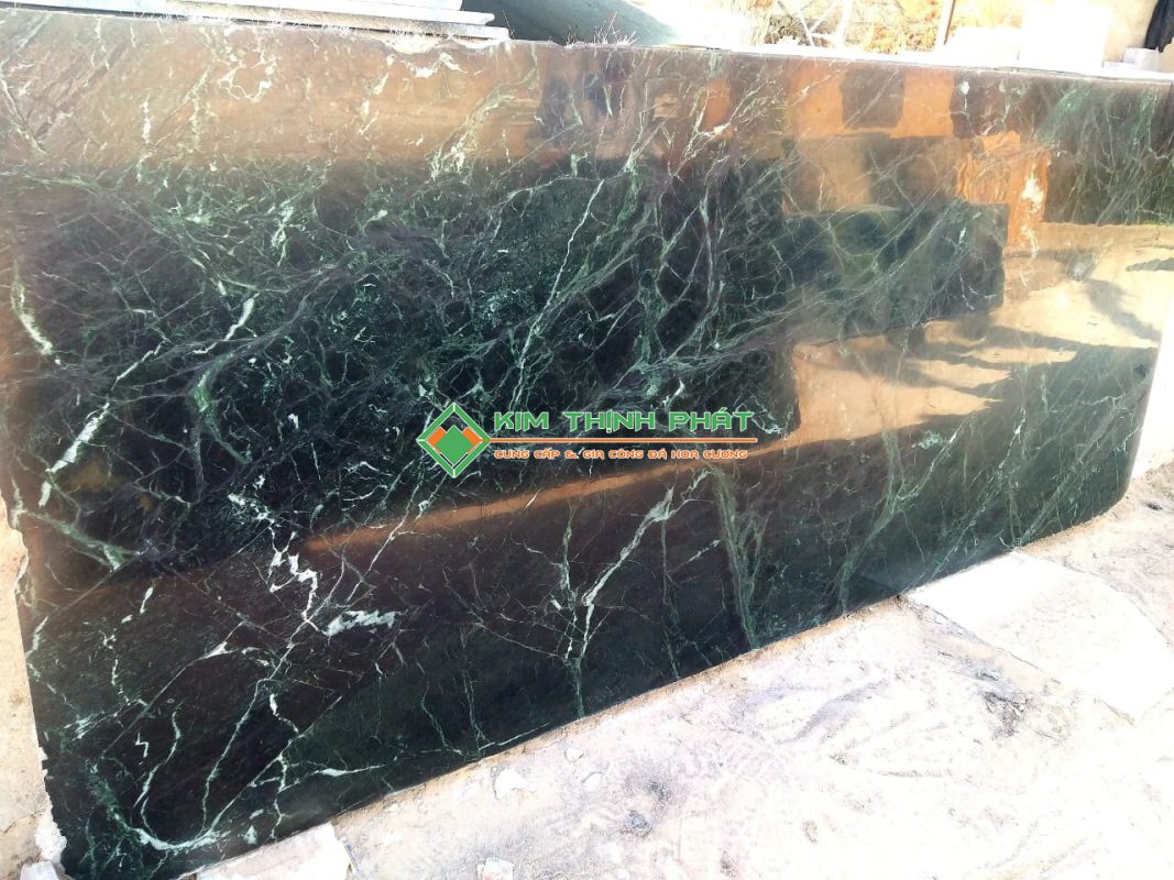 Đá Marble Xanh Tia Chớp (Xanh Mạng Nhện)