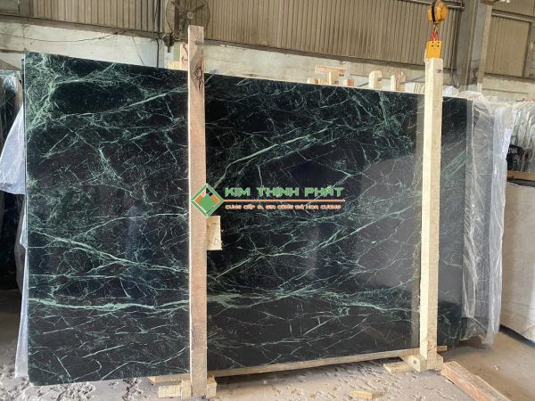 Đá Marble Xanh Tia Chớp (Xanh Mạng Nhện)