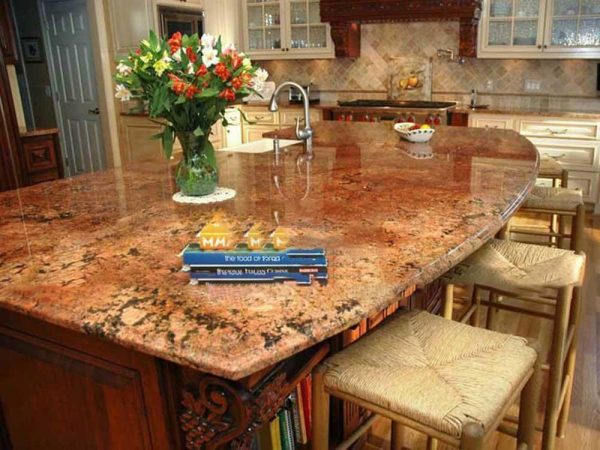 KIM THỊNH PHÁT chuyên cung cấp, bán đá và lắp đặt công trình đá tấm đá đỏ Alaska