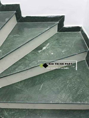 Mẫu cầu thang đá Marble xanh Napoli
