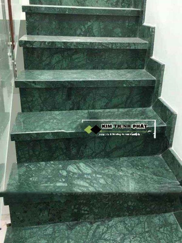 Mẫu cầu thang đá Marble xanh Napoli Mẫu cầu thang đá Marble xanh Napoli