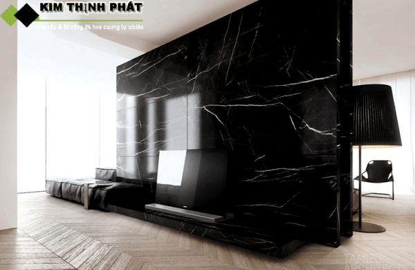 chuyên bán đá và lắp đặt công trình đá Marble đen tia chớp giá rẻ cho khách hàng trên toàn quốc