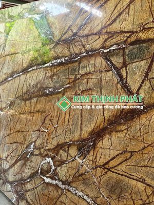 Tấm Đá Marble Nâu Rừng Mưa (Rainforest Brown)