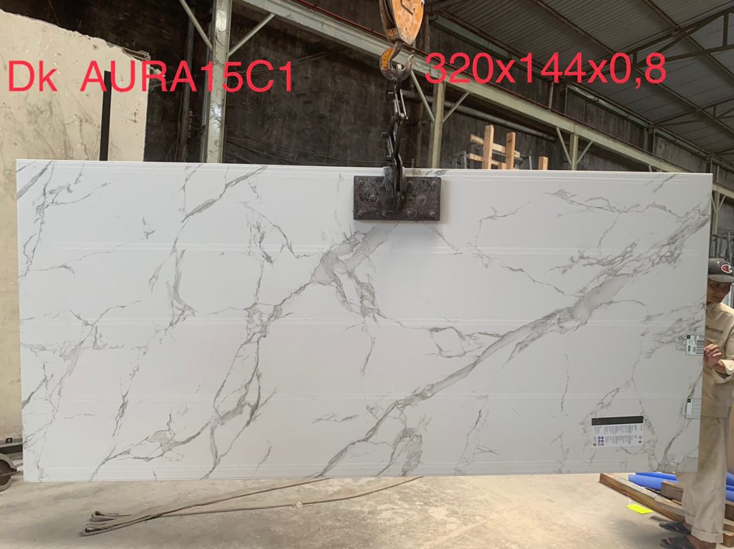 Đá Dekton màu trắng