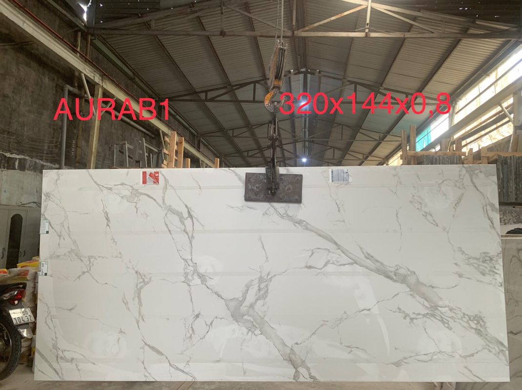 Đá Dekton màu trắng