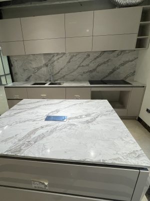 đá marble tự nhiên ốp quầy bar, bàn đảo